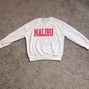 Cute Malibu Crewneck!!🩷
